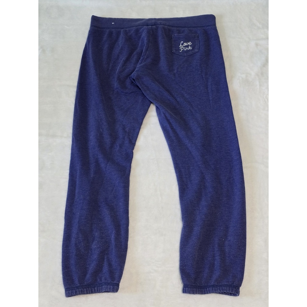 Victoria's Secret PINK Vintage Y2K Womens Small Blue 86' Embroidered Sweat Set - Picture 10 of 14